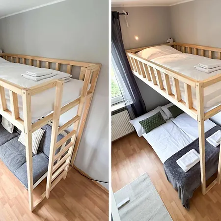 Grosse Moderne Designer-wohnung Fuer Urlaub Und Business - 3 Schlafzimmer, Balkon, Kueche, Buero Und 2 Kostenlosen Parkplaetze Appartamento